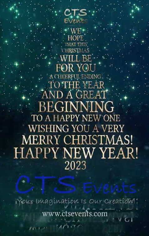 X mass CTS Events CTS Events a World Leading Events Company